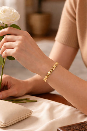 14K Yellow Gold Chain Link Bracelet