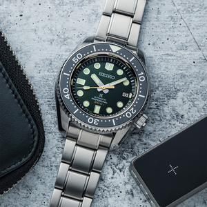 SLA047 Seiko Saturated divers watch beauty shot