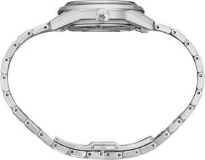 SPB373 Green dial stainless steel King Seiko crown side shot