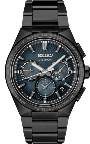 SSH127 Seiko Astron Green gradation dial front view