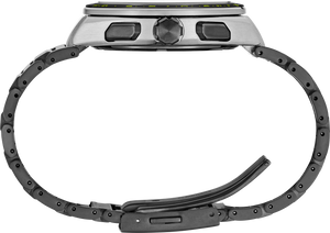 SSH139 Seiko Astron Solar GPS Titanium case with super-hard coating crown side view