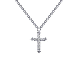 0.07 CTW Cross Necklace