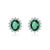 6.2 CTW Halo Stud Earrings