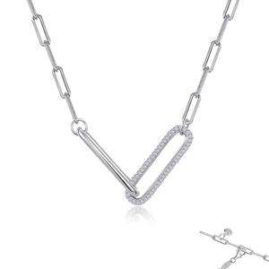 2-Tone Paperclip Necklace