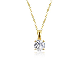 1 CTW 4-Prong Solitaire Necklace