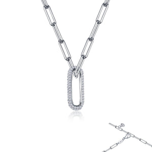 2-Tone Paperclip Necklace