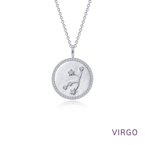 Zodiac Constellation Coin Necklace, Aries