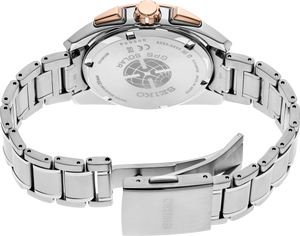 Seiko Astron GPS Solar white dial with rose gold accents SSH104