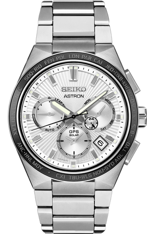 Seiko Astron GPS Solar 5-X Titanium Dual Time SSH117