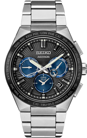Seiko Astron GPS Solar 5-X Titanium Dual Time SSH119