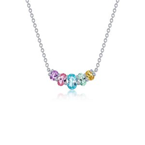 Oval Five-Stone Necklace