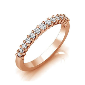 Diamond Band 0.33 ct tw Round 14k Rose Gold