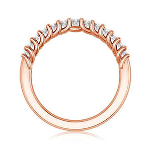 Diamond Band 0.33 ct tw Round 18k Rose Gold