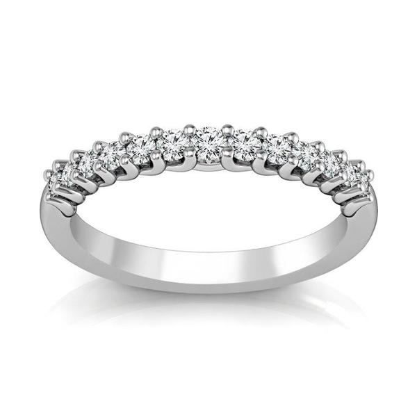 Diamond Band 0.33 ct tw Round 14k White Gold