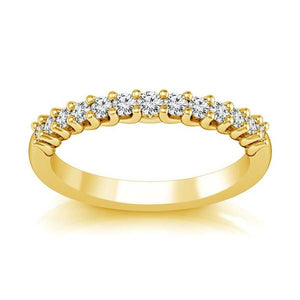 Diamond Band 0.33 ct tw Round 18k Yellow Gold