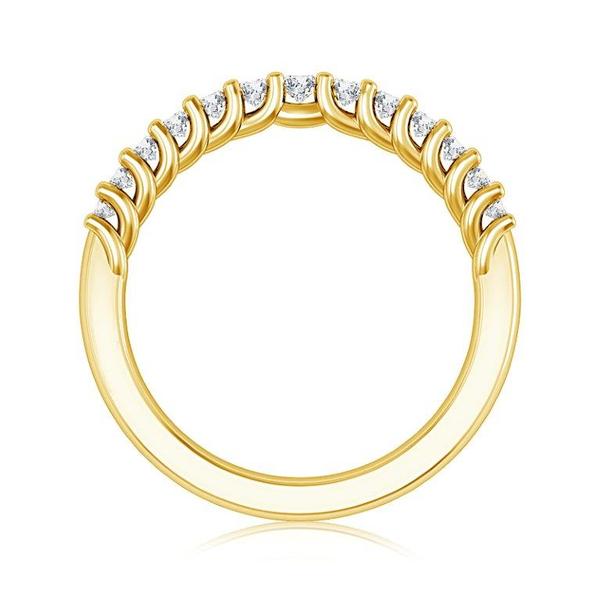 Diamond Band 0.33 ct tw Round 18k Yellow Gold