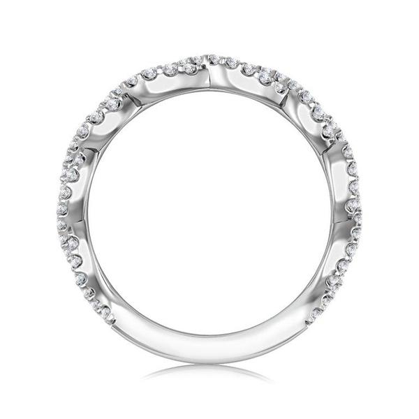 Diamond Band 0.4 ct tw Round 18k White Gold