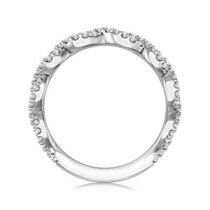 Diamond Band 0.4 ct tw Round 18k White Gold