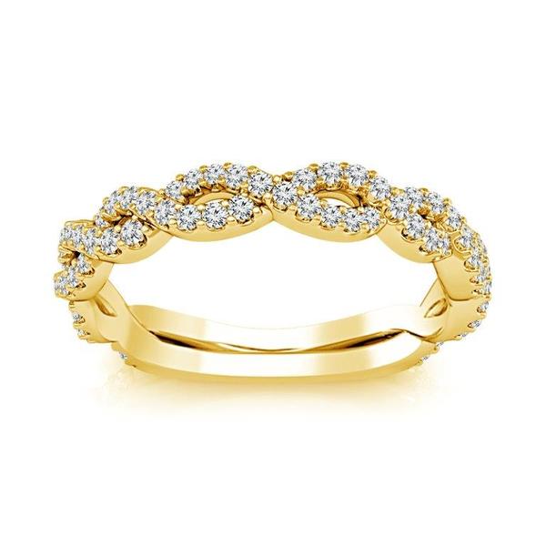 Diamond Band 0.4 ct tw Round 14k Yellow Gold