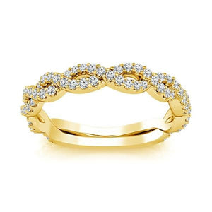 Diamond Band 0.4 ct tw Round 14k Yellow Gold