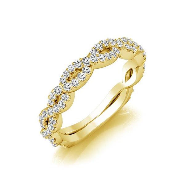 Diamond Band 0.4 ct tw Round 18k Yellow Gold