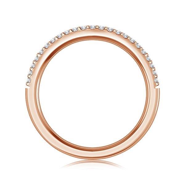 Diamond Band 0.16 ct tw Round 14k Rose Gold