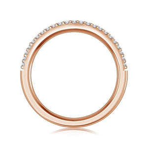 Diamond Band 0.16 ct tw Round 18k Rose Gold