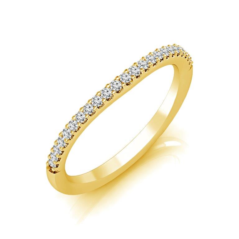Diamond Band 0.16 ct tw Round 18k White Gold
