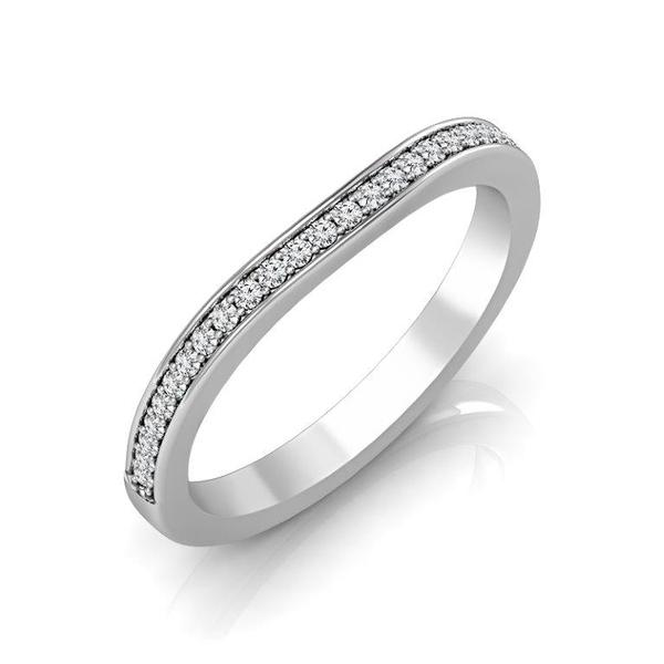 Diamond Band 0.16 ct tw Round 14k White Gold