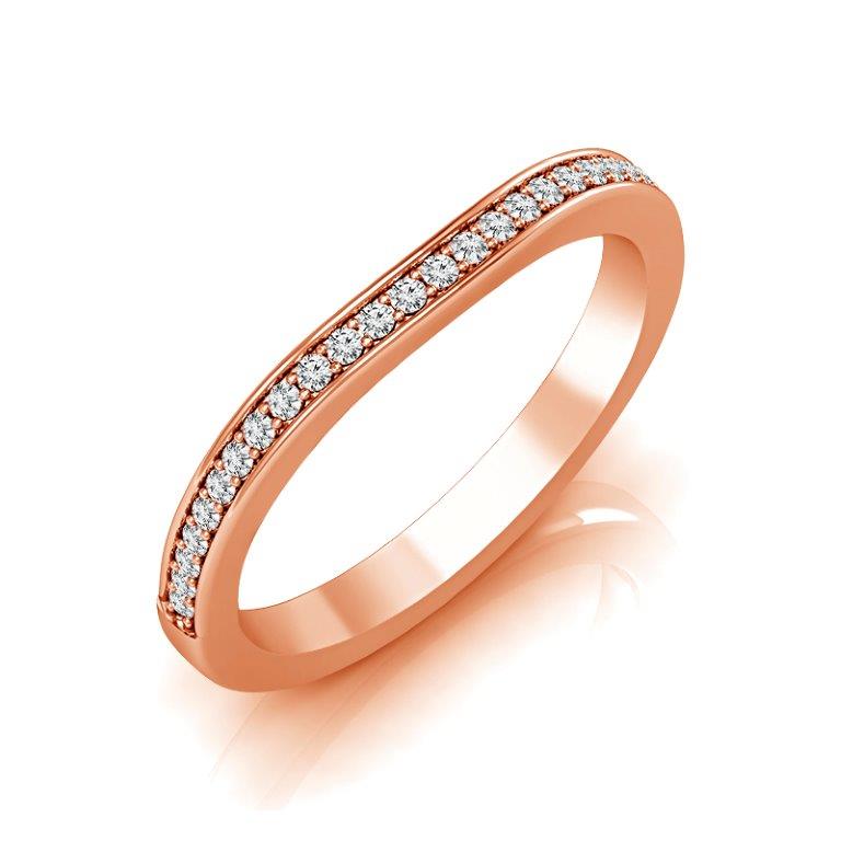 Diamond Band 0.16 ct tw Round 18k White Gold