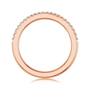 Diamond Band 0.2 ct tw Round 14k Rose Gold