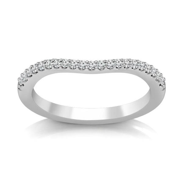 Diamond Band 0.2 ct tw Round 14k White Gold