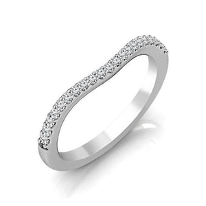 Diamond Band 0.2 ct tw Round 18k White Gold