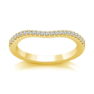 Diamond Band 0.2 ct tw Round 14k Yellow Gold