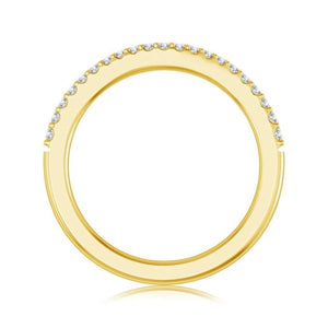 Diamond Band 0.2 ct tw Round 18k Yellow Gold