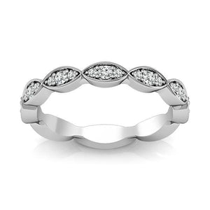 Diamond Band 0.14 ct tw Round 18k White Gold