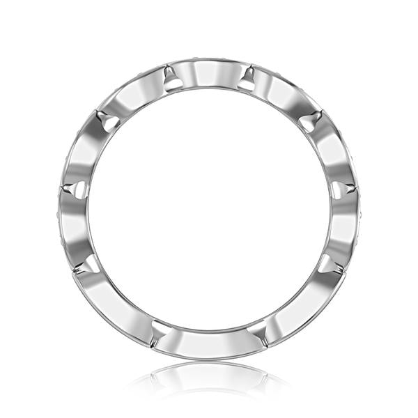 Diamond Band 0.14 ct tw Round 18k White Gold