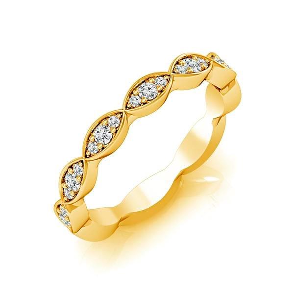 Diamond Band 0.14 ct tw Round 14k Yellow Gold