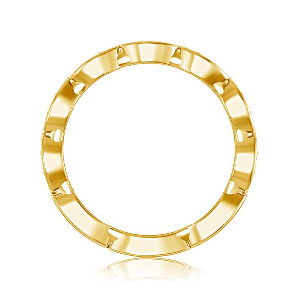 Diamond Band 0.14 ct tw Round 18k Yellow Gold