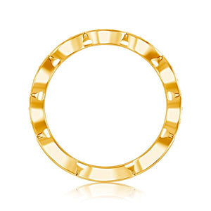 Diamond Band 0.14 ct tw Round 18k Yellow Gold