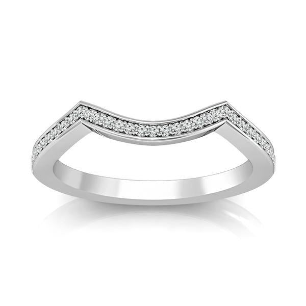 Diamond Band 0.13 ct tw Round 14k White Gold