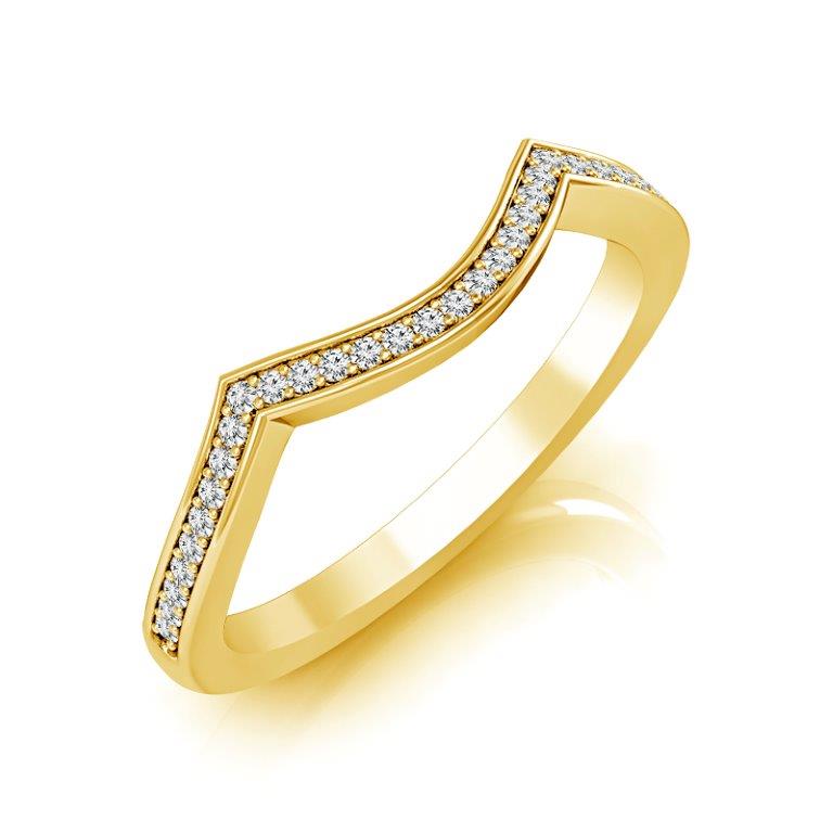 Diamond Band 0.13 ct tw Round 14k White Gold