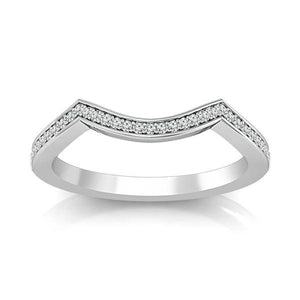 Diamond Band 0.13 ct tw Round 18k White Gold