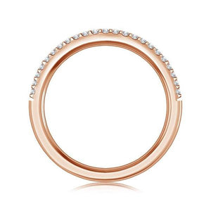Diamond Band 0.13 ct tw Round 18k Rose Gold