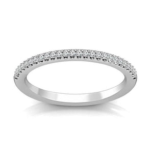 Diamond Band 0.13 ct tw Round 18k White Gold