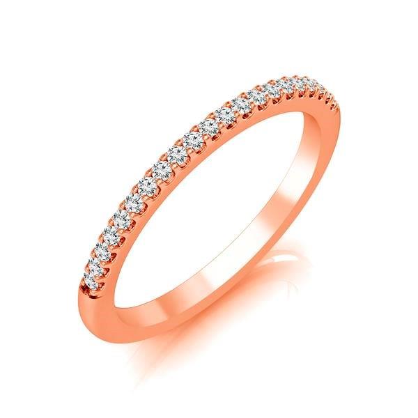Diamond Band 0.16 ct tw Round 14k Rose Gold