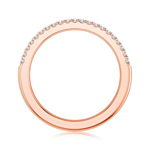 Diamond Band 0.16 ct tw Round 14k Rose Gold