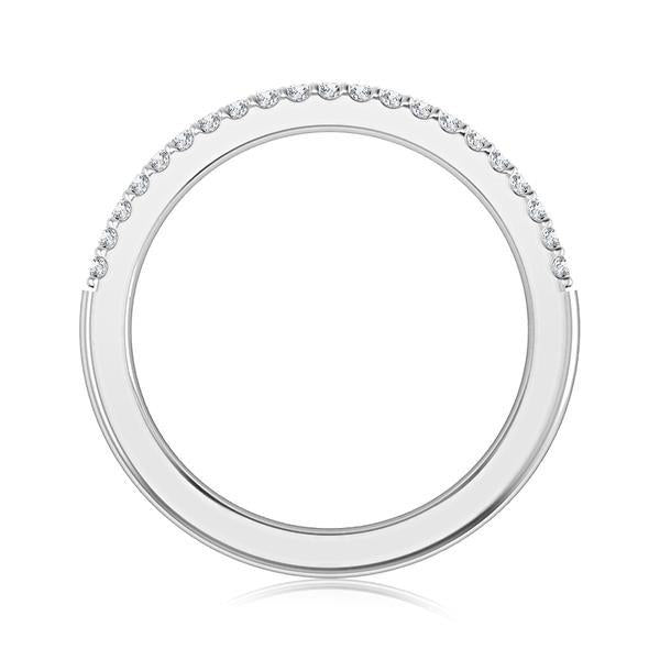 Diamond Band 0.16 ct tw Round 18k White Gold