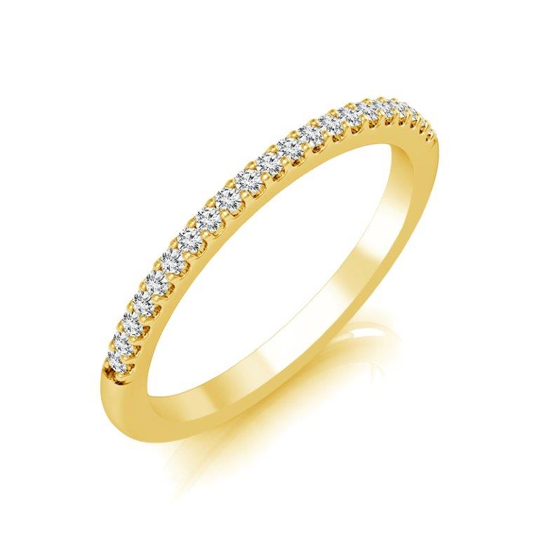 Diamond Band 0.16 ct tw Round 18k White Gold