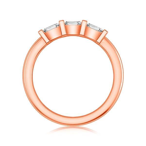 Diamond Band 0.2 ct tw Baguette 18k Rose Gold